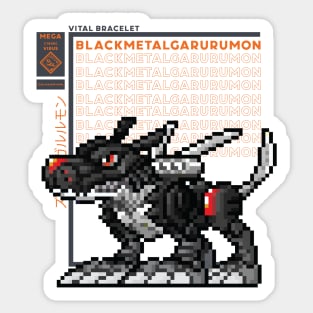 digimon vb blackmetalgarurumon Sticker